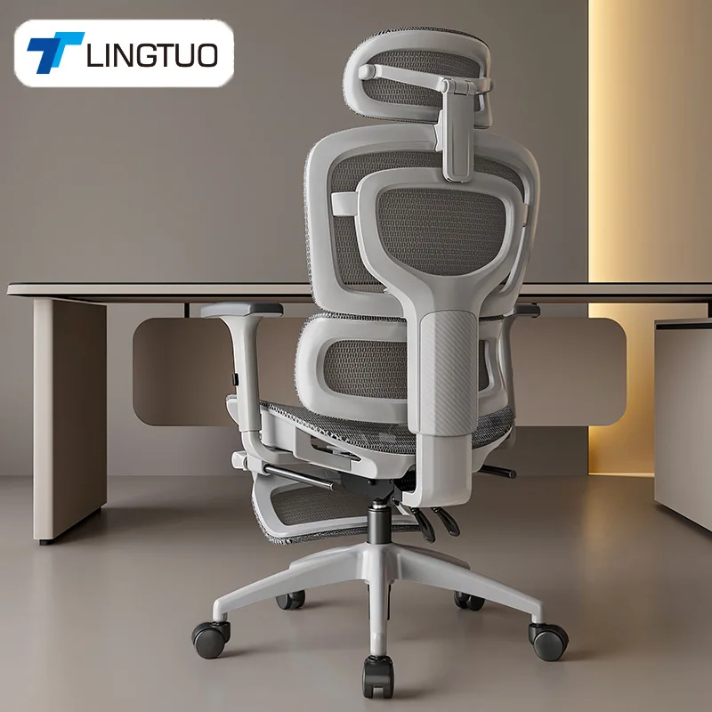 Ergonomic Office Chair - 多機能で耐久性があり、人間工学に基づいた長時間座れるオフィスチェア、家庭用パソコンチェア