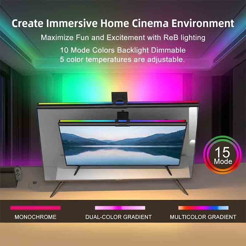 60/80 センチメートル RGB ライト LED モニター - Home Office Work Table のレビューと価格