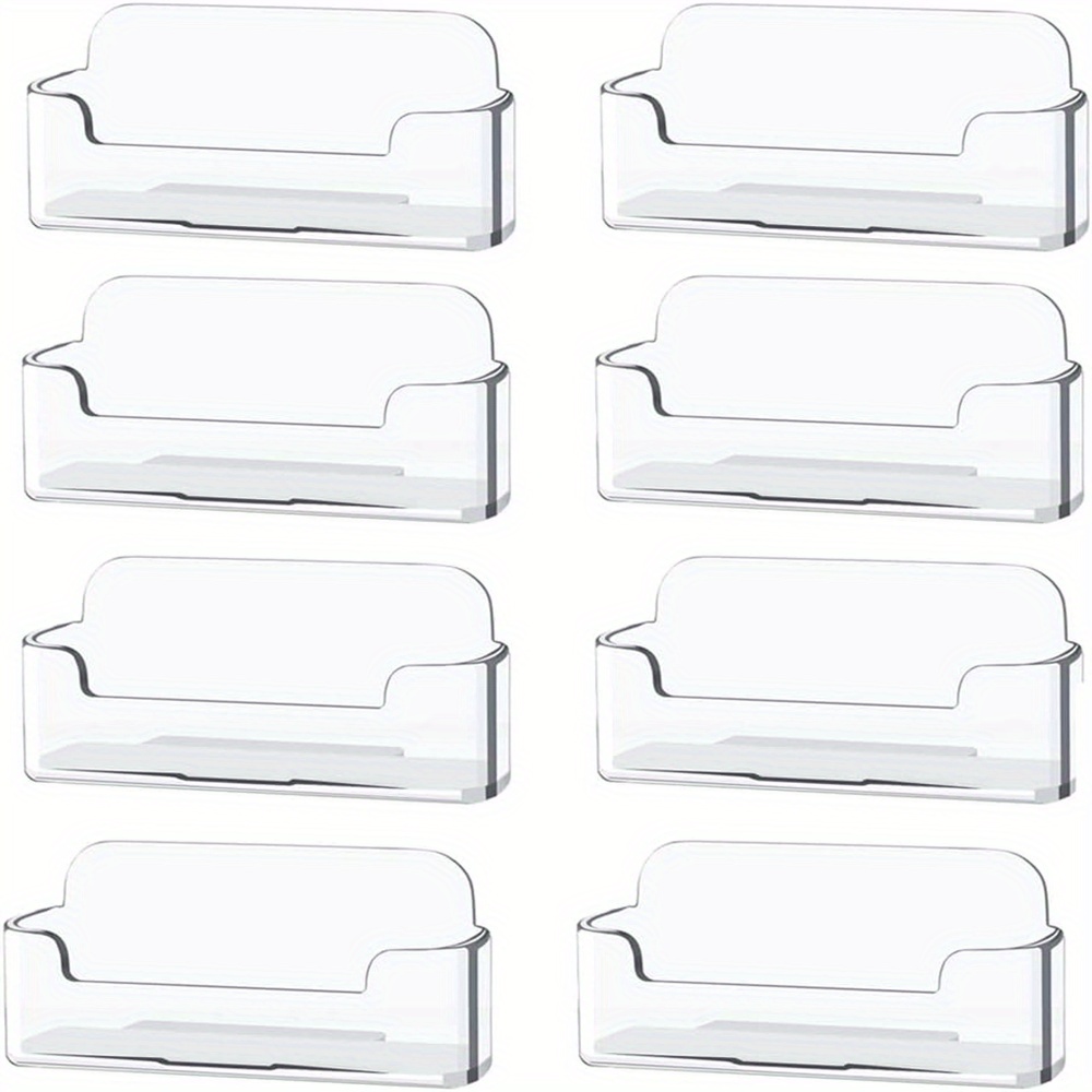 4 個/8 個/16 個透明プラスチック名刺ホルダー、デスク - Document Holder Stand のレビューと価格