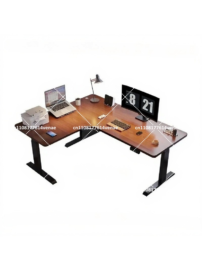 インテリジェント電動昇降式L字型コーナーデスク脚（ホームオフ - Home Office Work Table のレビューと価格