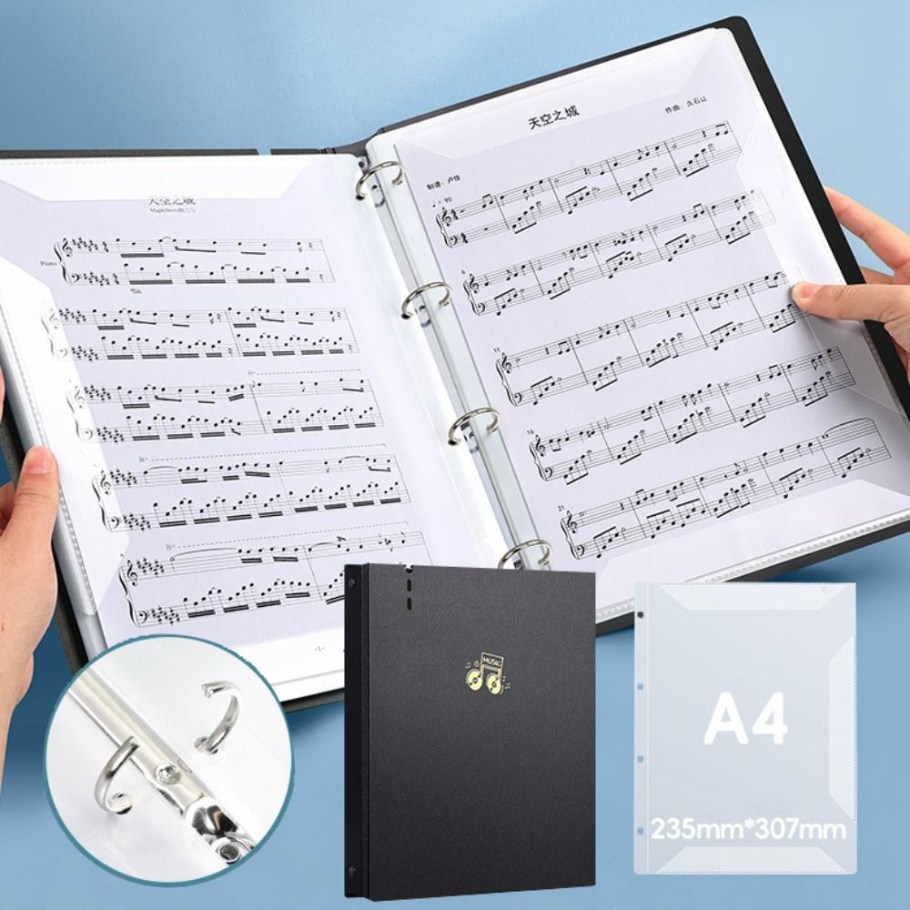 クリエイティブプラスチック楽譜フォルダー A4 透明ピアノシ - Document Scanner Portable のレビューと価格